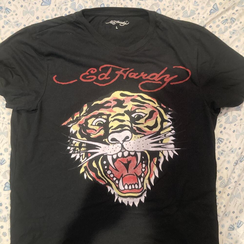Ed hardy black and orange